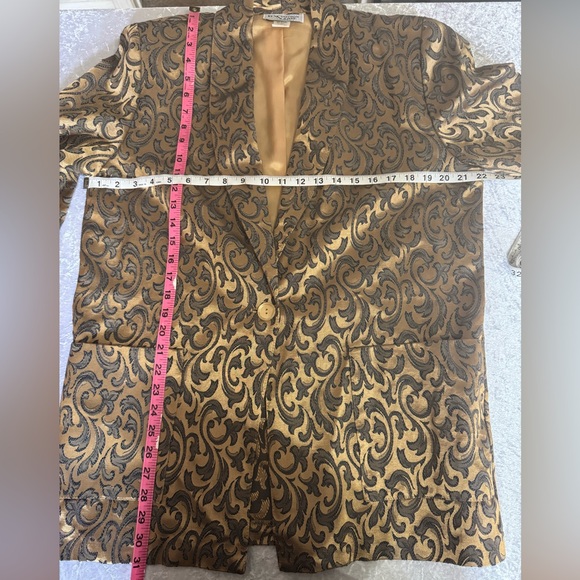 Vintage Kensington Square Brocade Blazer – Made in USA – Size Medium - Picture 5 of 5